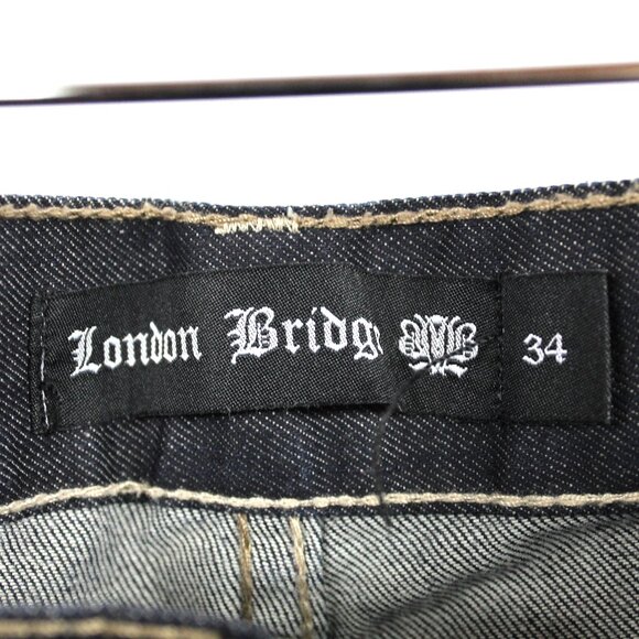 London Bridge Men's Blue Jeans 34" x 28" Relaxed Straight - Picture 7 of 10
